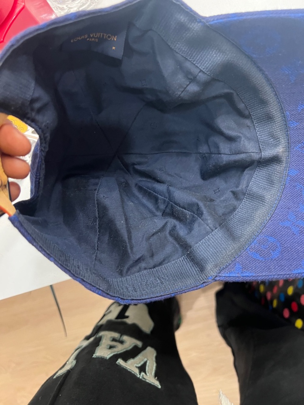 Louis Vuitton Navy Monogram Baseball Cap - Picture 4 of 4